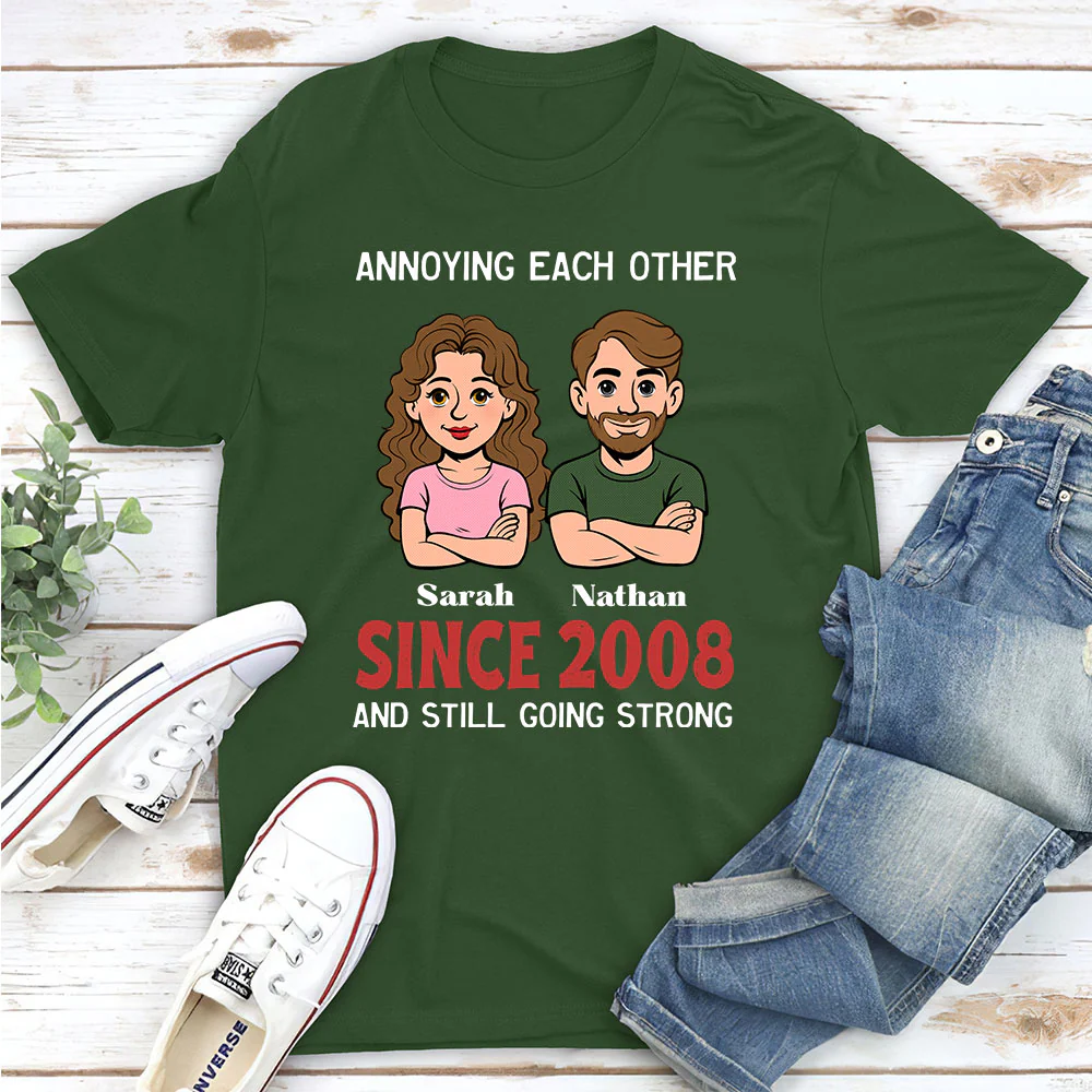 Together Forever Retro - Personalized Custom Shirt - Image 2