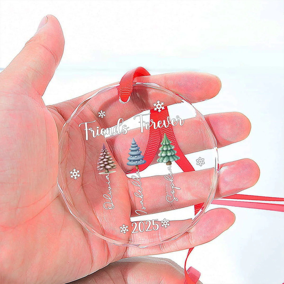 Together Is Always Better - Personalized Custom Glass Ornament - Image 5