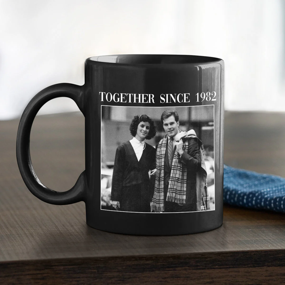 Together Since Vintage - Personalized Custom Coffee Mug - Image 4