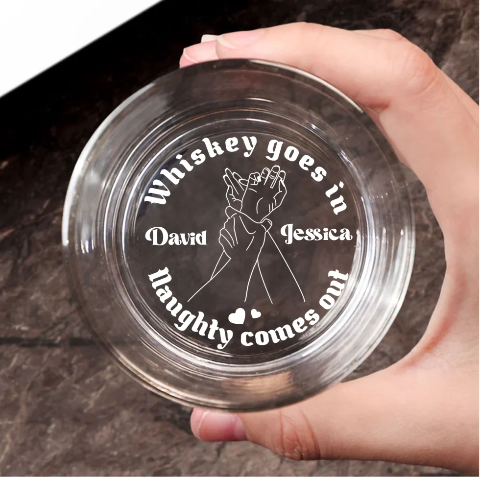 Together We Sip And Sin - Personalized Custom Engraved Whiskey Glass - Image 6