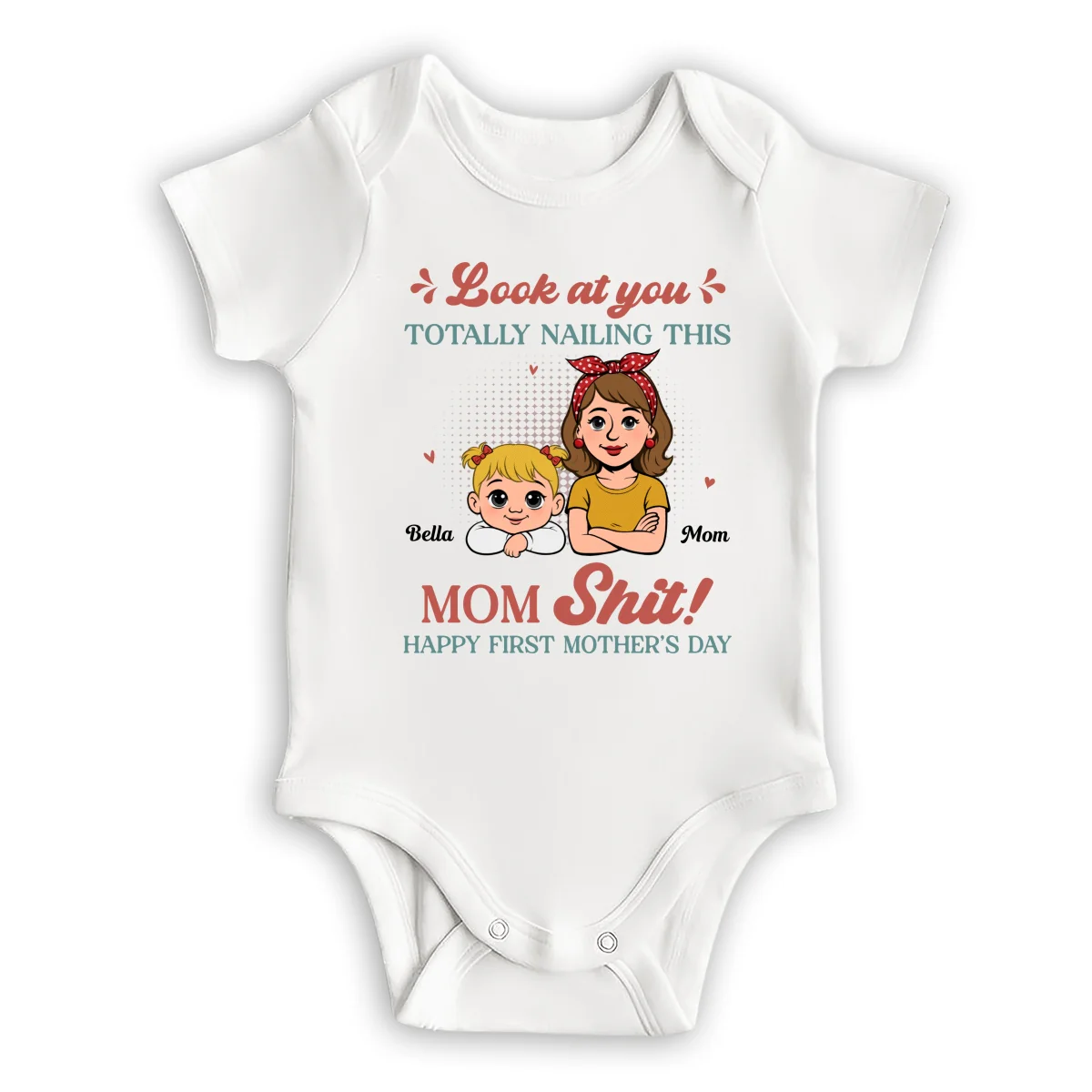 Totally Nailing This - Personalized Custom Baby Onesie - Image 6