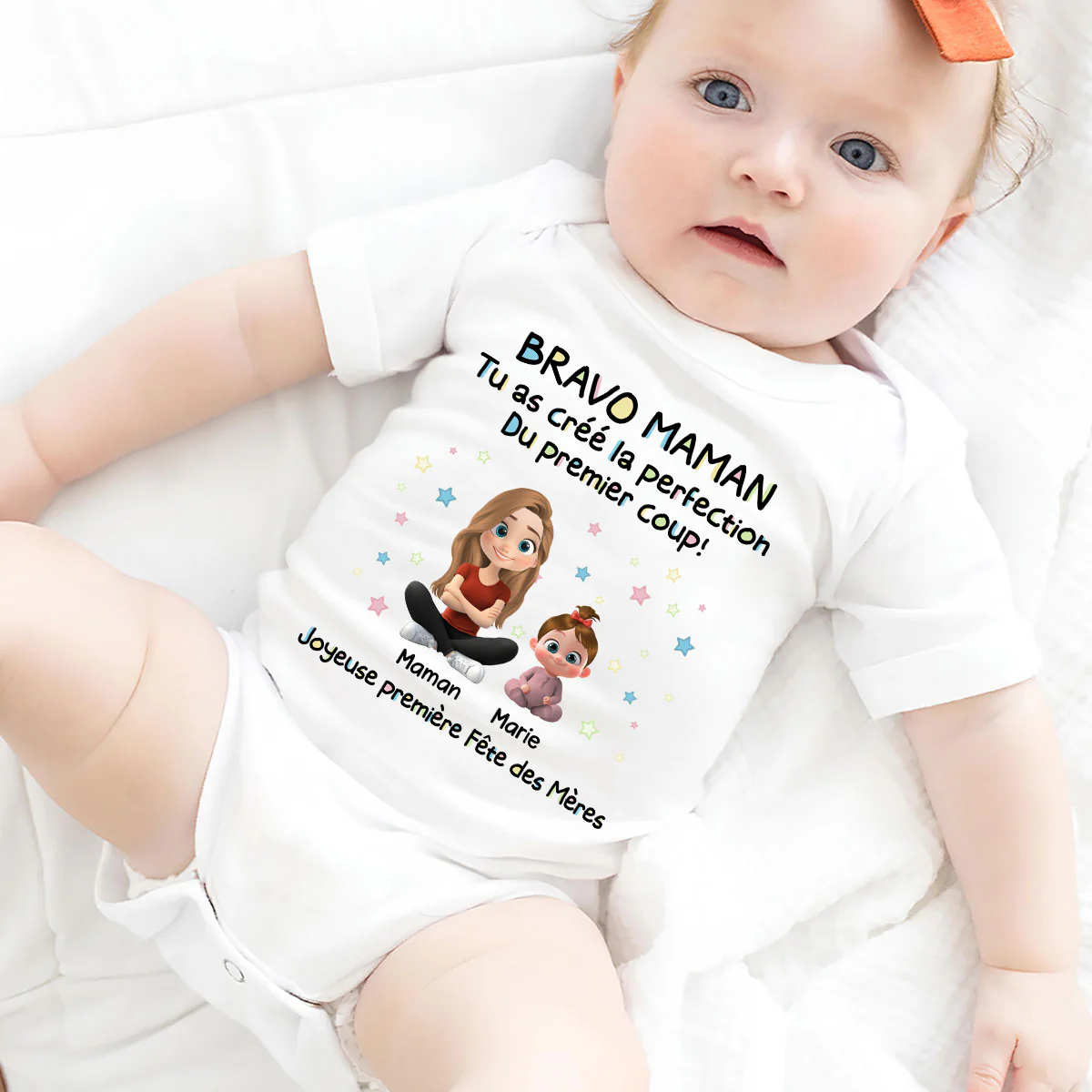Tu as créé la perfection – Body personnalisé pour bébé - Image 3