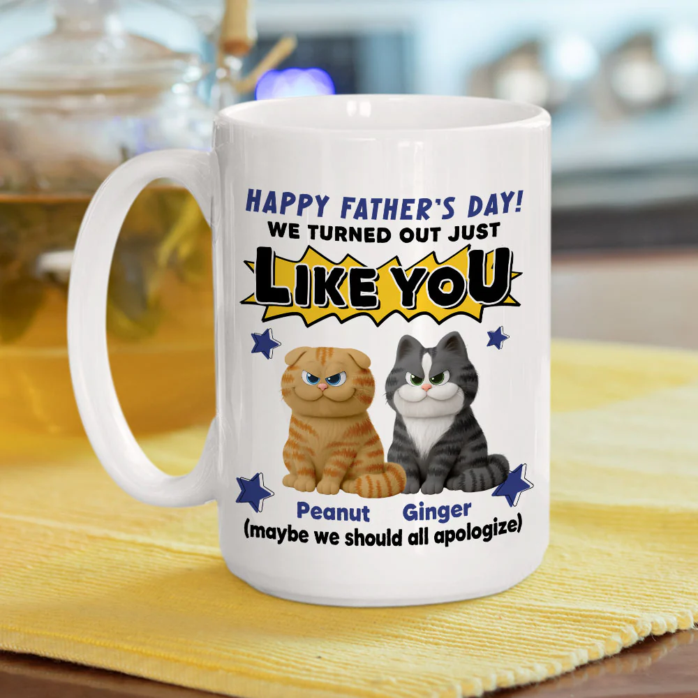 Turned Out Like You - Personalized Custom Coffee Mug - Image 2