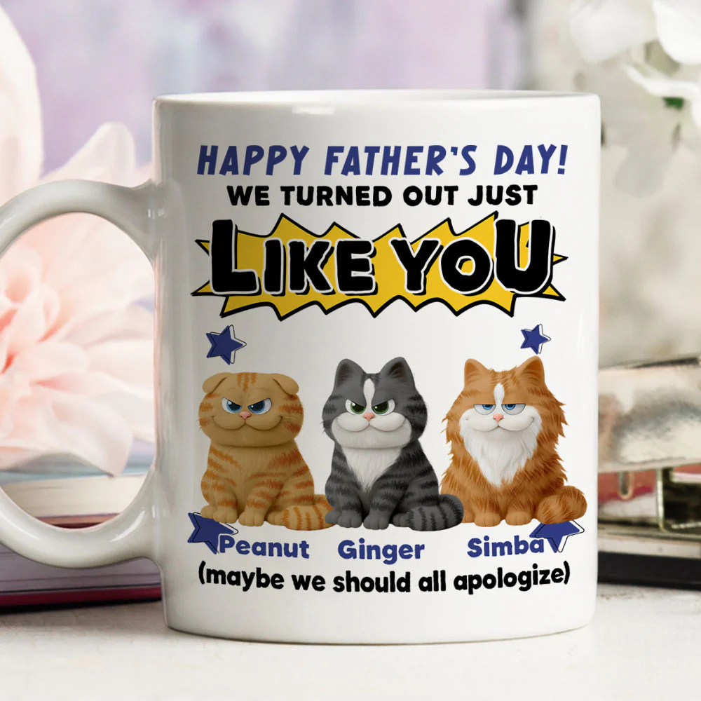 Turned Out Like You - Personalized Custom Coffee Mug - Image 5