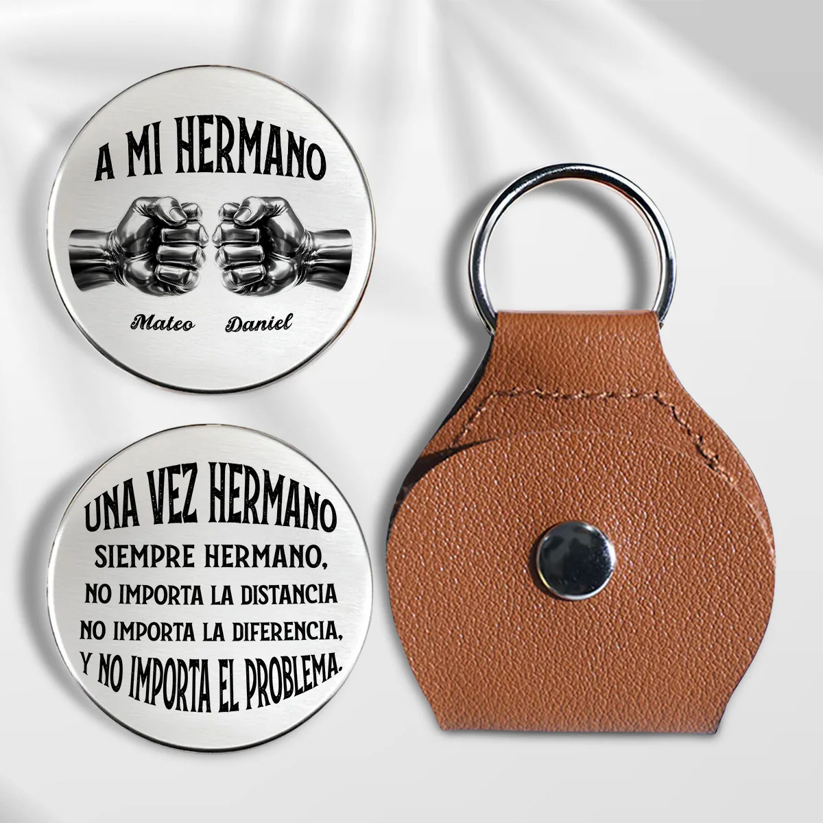 Una Vez Hermano, Siempre Hermano – Abrazador De Bolsillo Personalizado