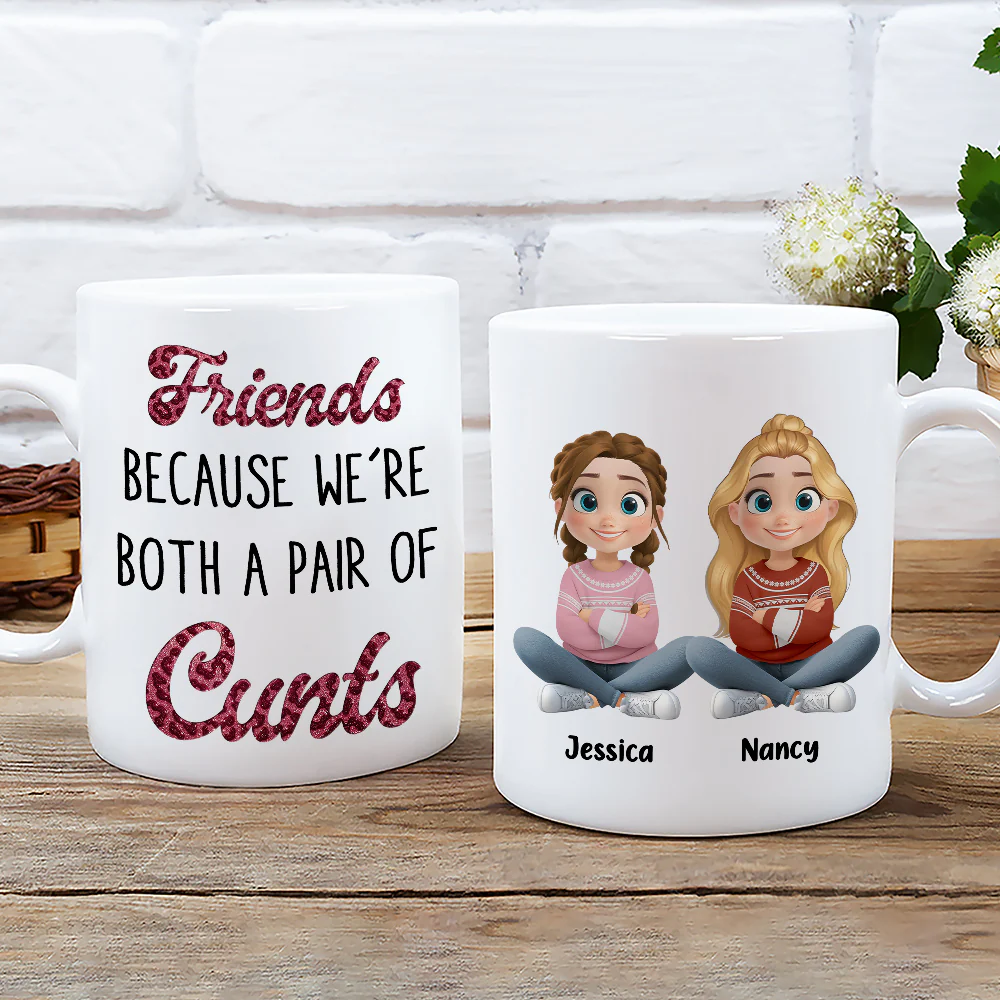 Unfiltered Besties - Personalized Custom Coffee Mug - Image 4