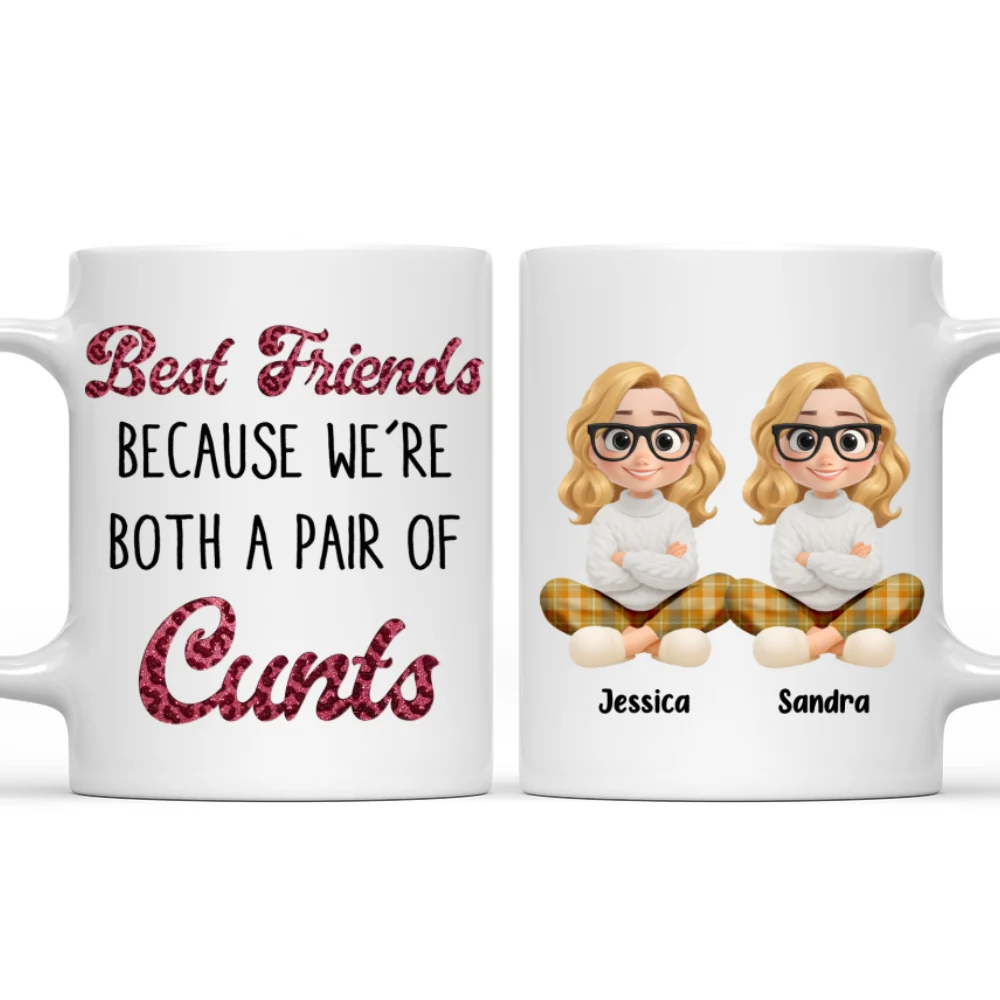 Unfiltered Besties - Personalized Custom Coffee Mug - Image 7