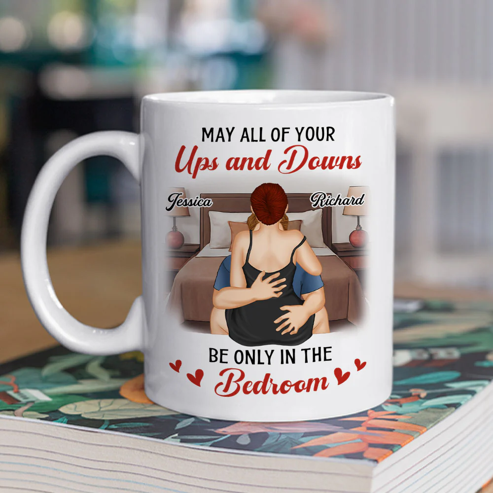Ups And Downs - Personalized Custom Coffee Mug - Image 3