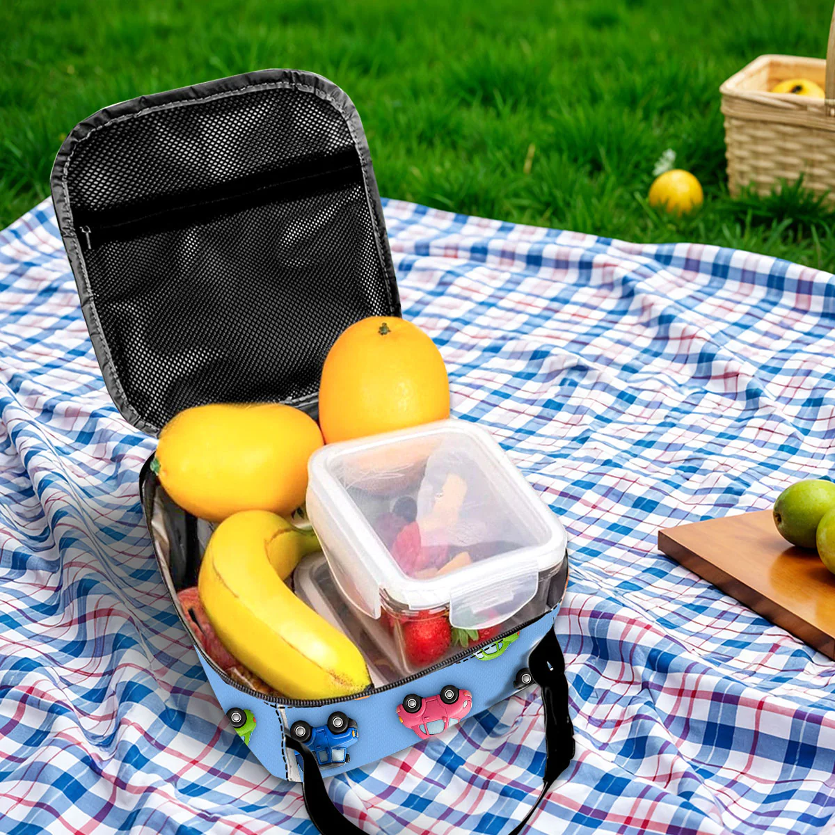 Vehicle Adventure - Personalized Custom Insulated Lunch Bag - Image 4