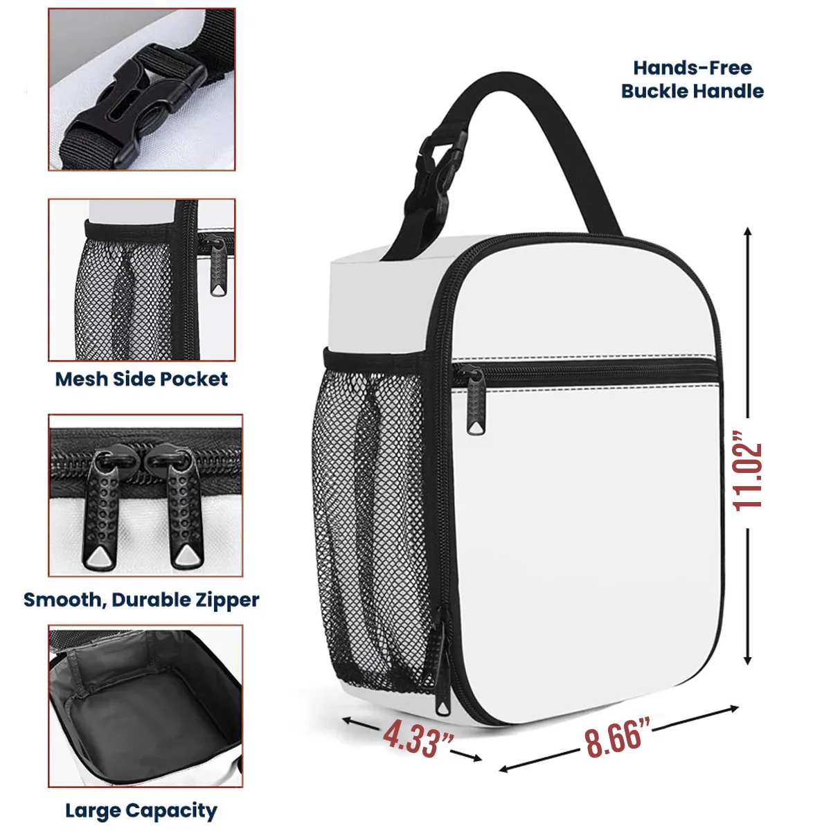 Vehicle Adventure - Personalized Custom Insulated Lunch Bag - Image 6