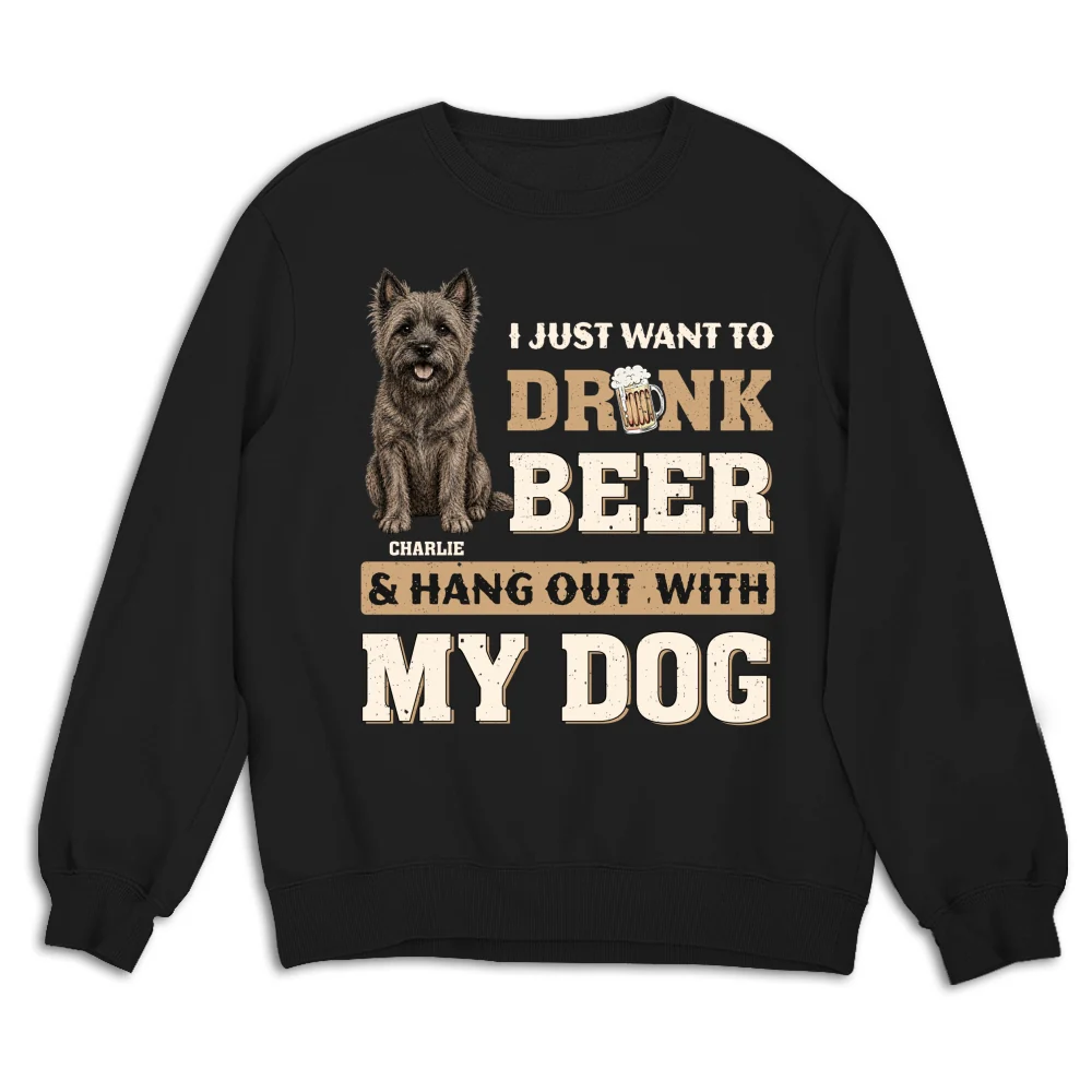 Want To Drink Beer With Classic Dog - Personalized Custom Shirt - Image 11
