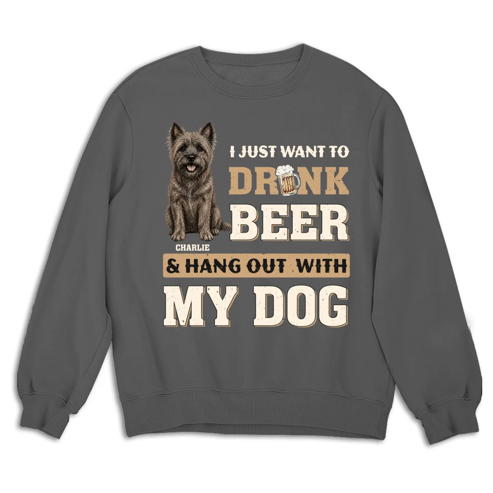 Want To Drink Beer With Classic Dog - Personalized Custom Shirt - Image 12