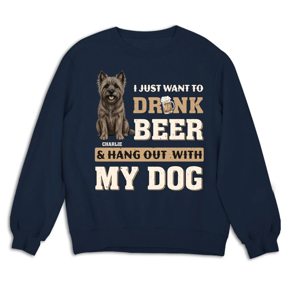 Want To Drink Beer With Classic Dog - Personalized Custom Shirt - Image 13