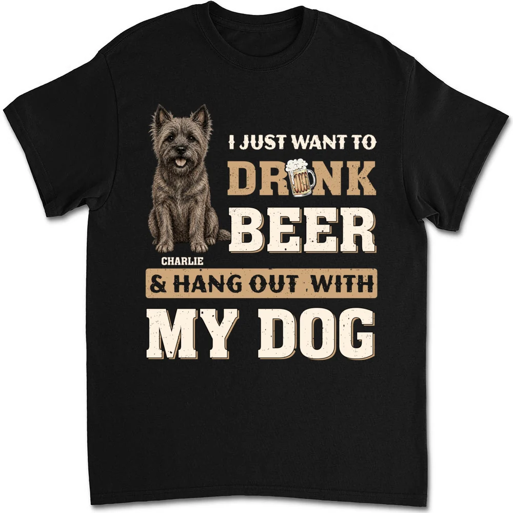 Want To Drink Beer With Classic Dog - Personalized Custom Shirt - Image 6