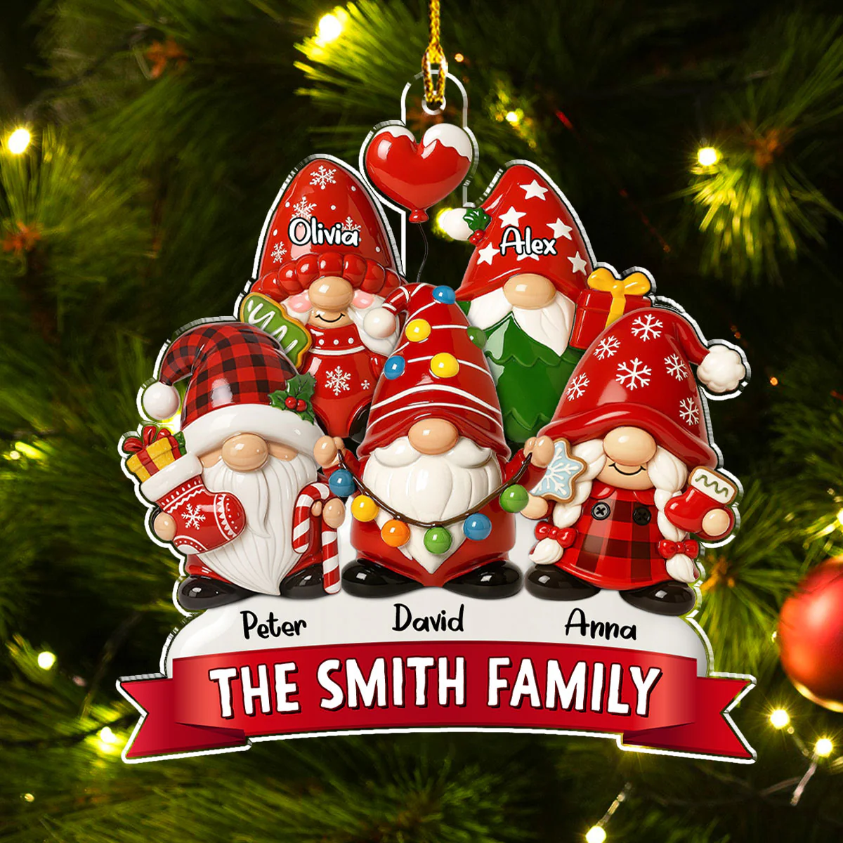Warm Moments - Personalized Custom Acrylic Ornament