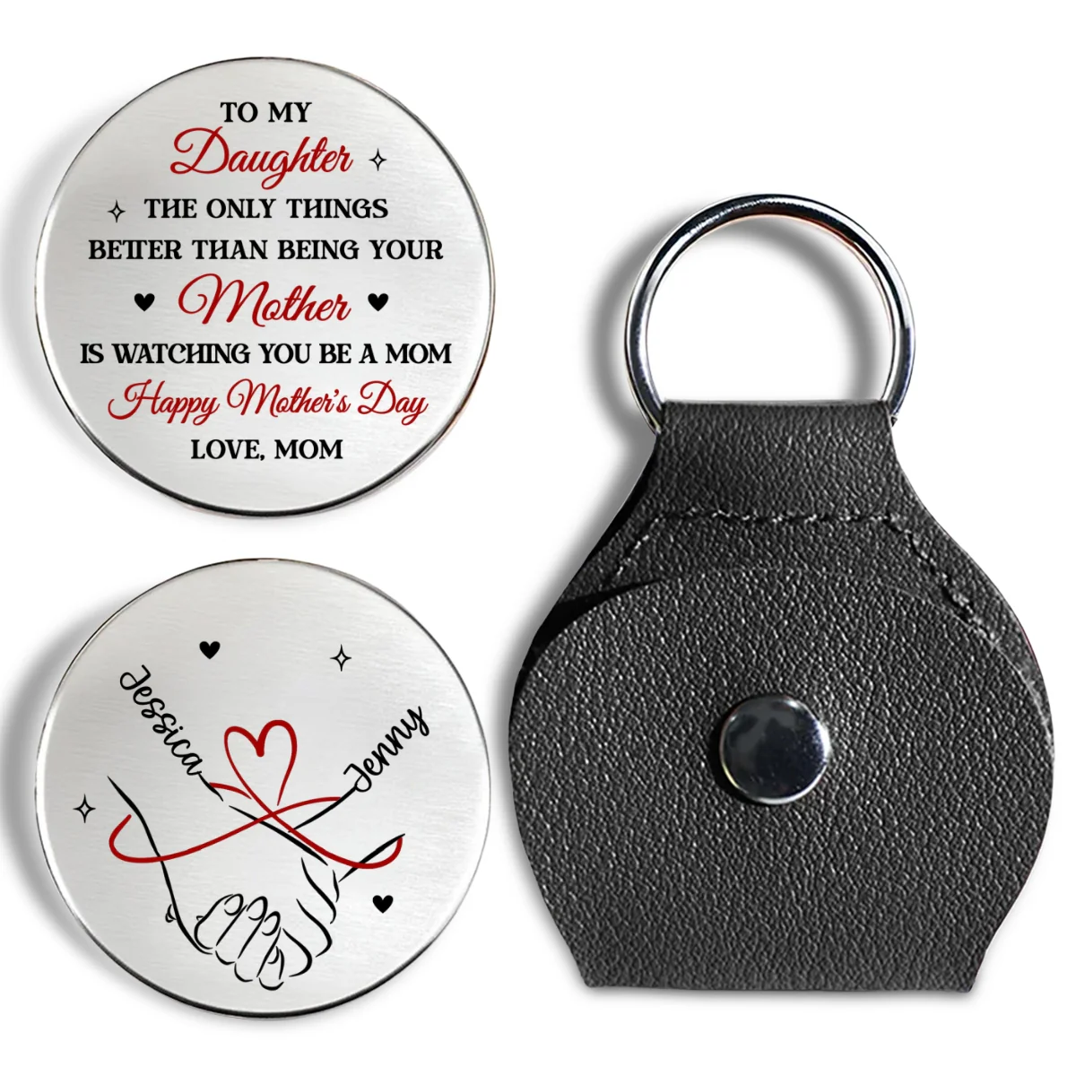 Watching You Be A Mom - Personalized Custom Pocket Hug - Image 7
