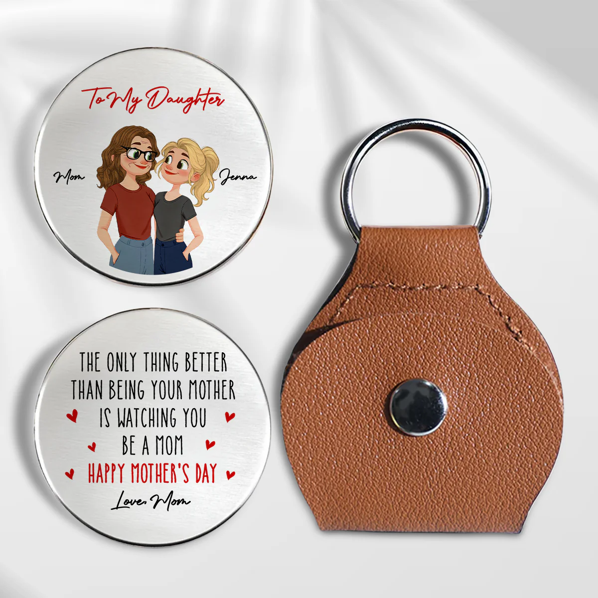 Watching You Daughter - Personalized Custom Pocket Hug