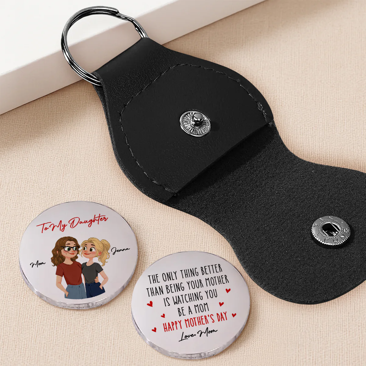 Watching You Daughter - Personalized Custom Pocket Hug - Image 2