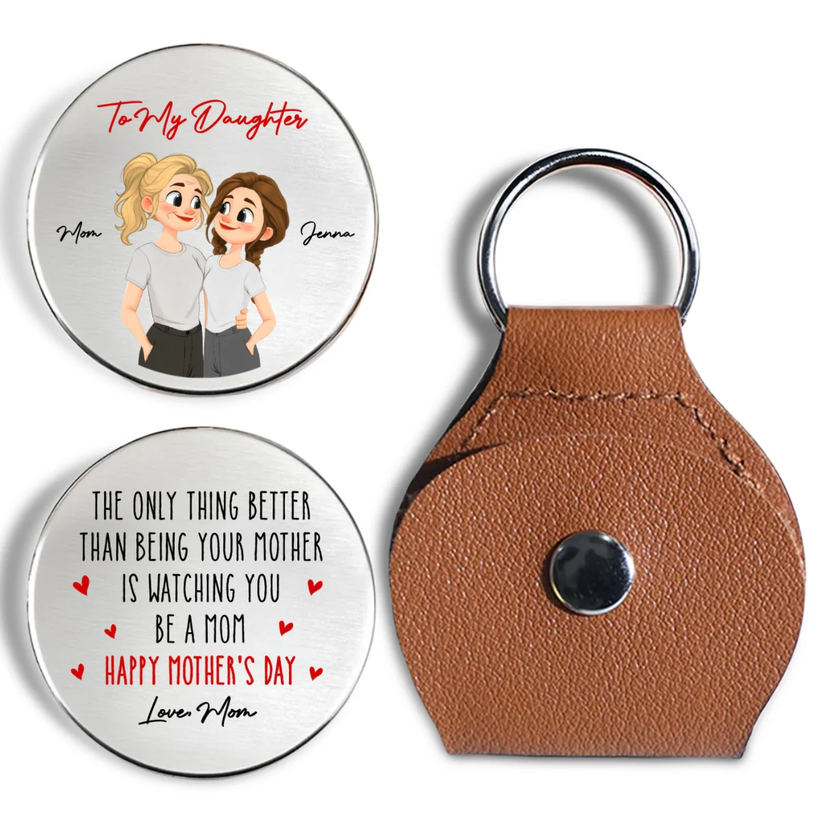 Watching You Daughter - Personalized Custom Pocket Hug - Image 6
