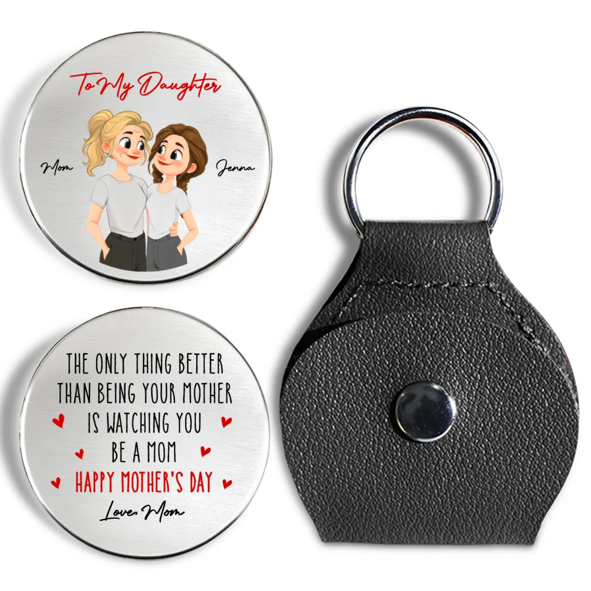 Watching You Daughter - Personalized Custom Pocket Hug - Image 7