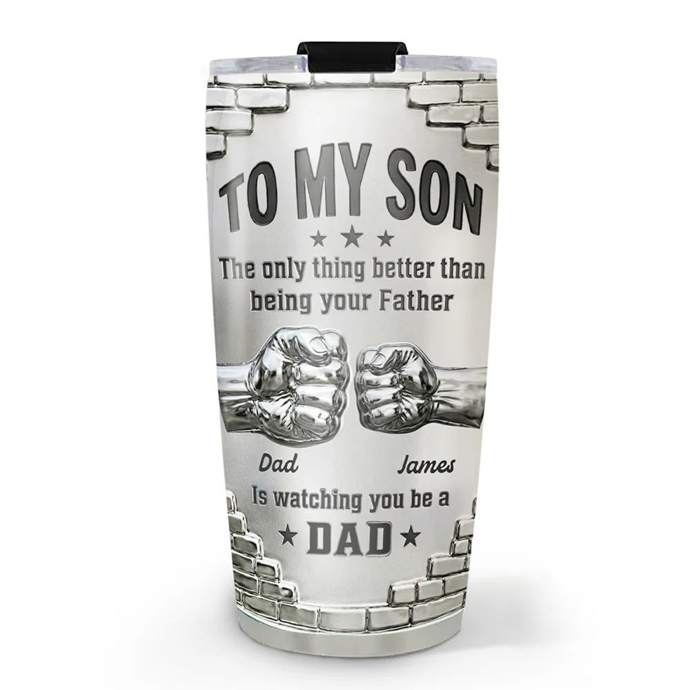 Watching You Grow - Personalized Custom 3D Effect Tumbler
