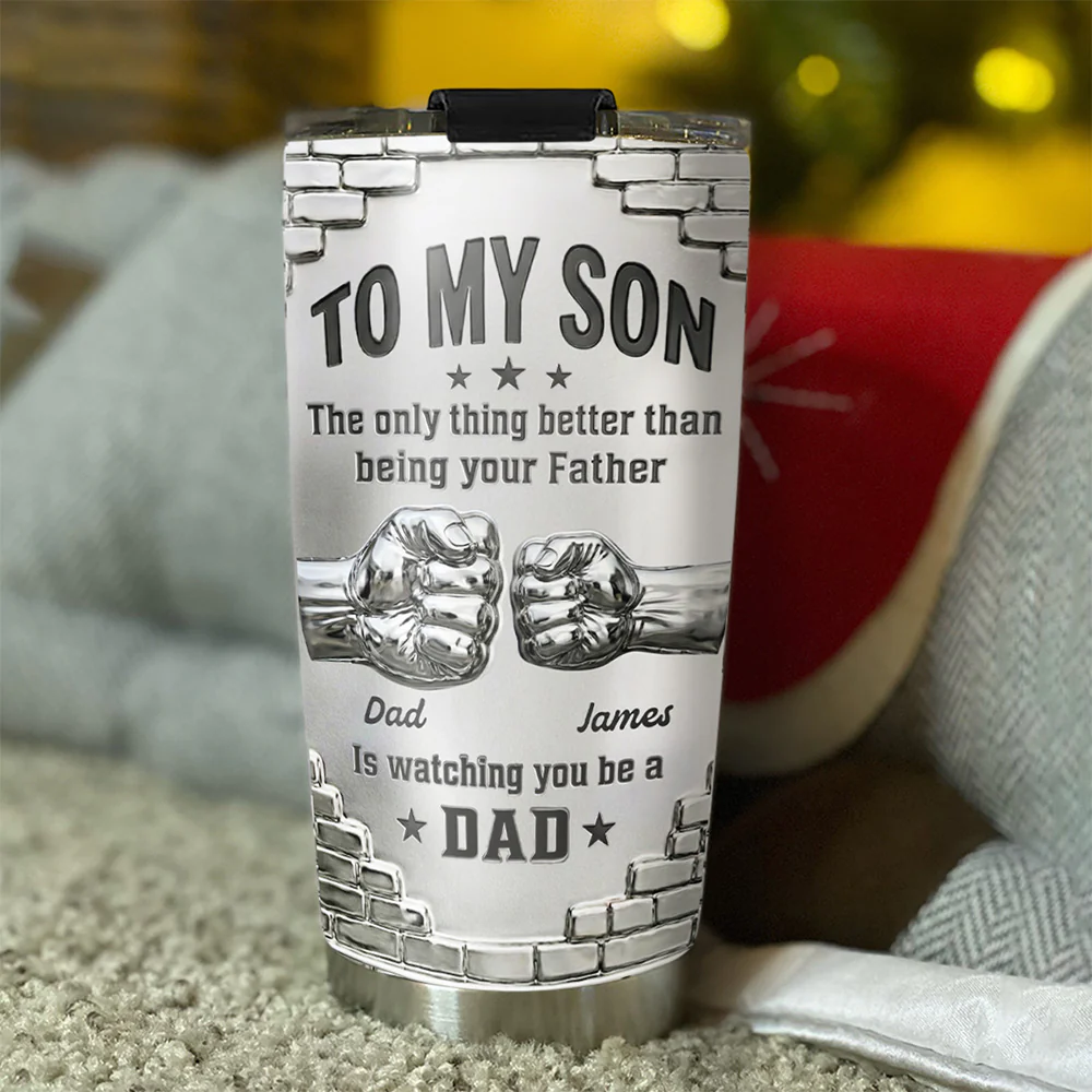 Watching You Grow - Personalized Custom 3D Effect Tumbler - Image 3