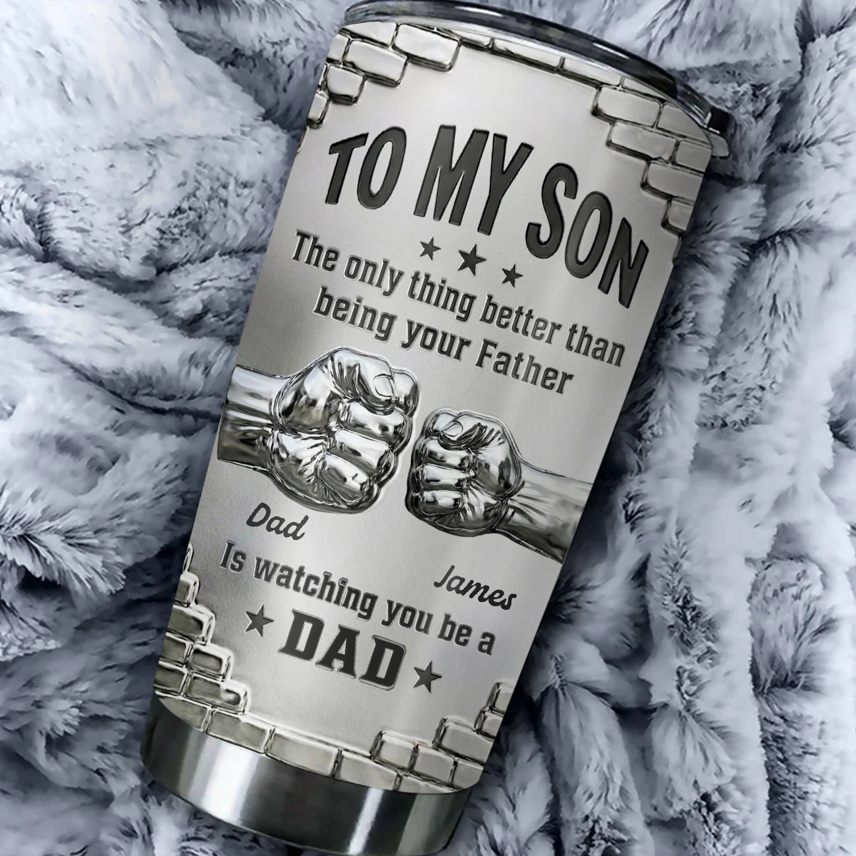 Watching You Grow - Personalized Custom 3D Effect Tumbler - Image 4