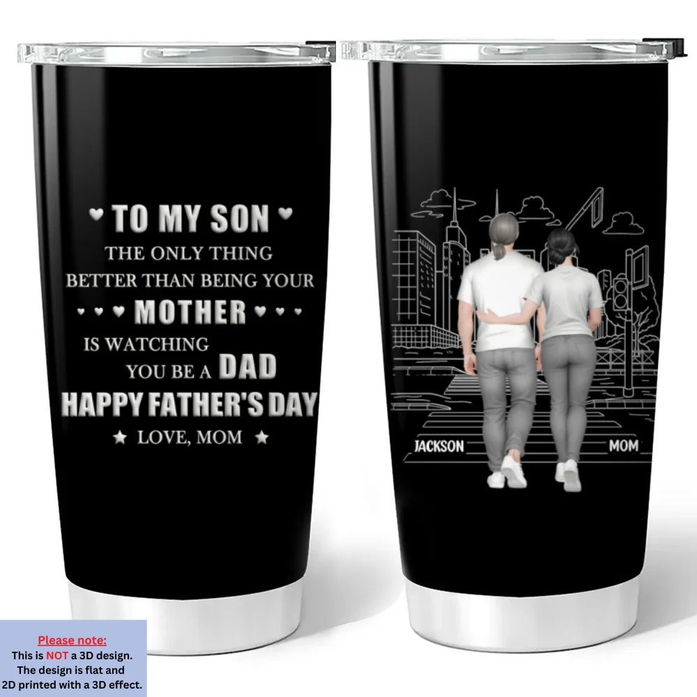 Watching You Grow - Personalized Custom 3D Inflated Effect Tumbler - Image 6