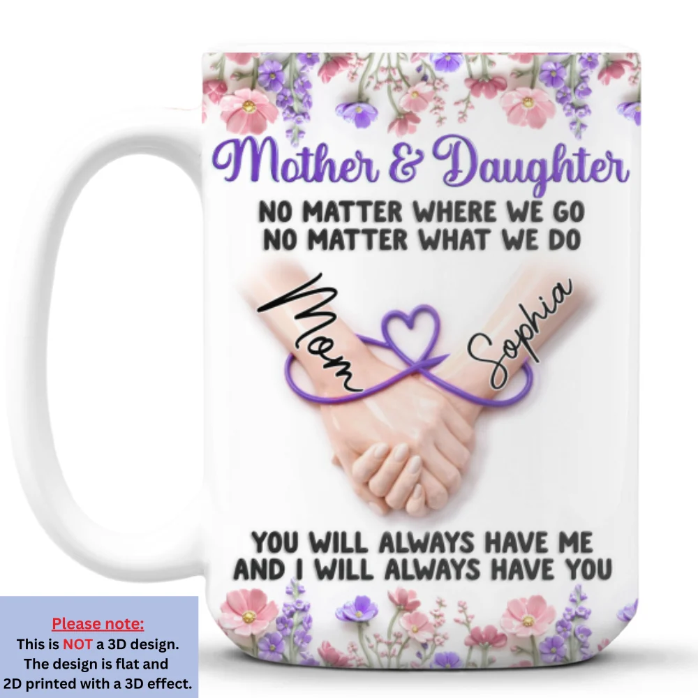 We Always Have Each Other - Personalized Custom 3D Inflated Effect Mug - Image 8