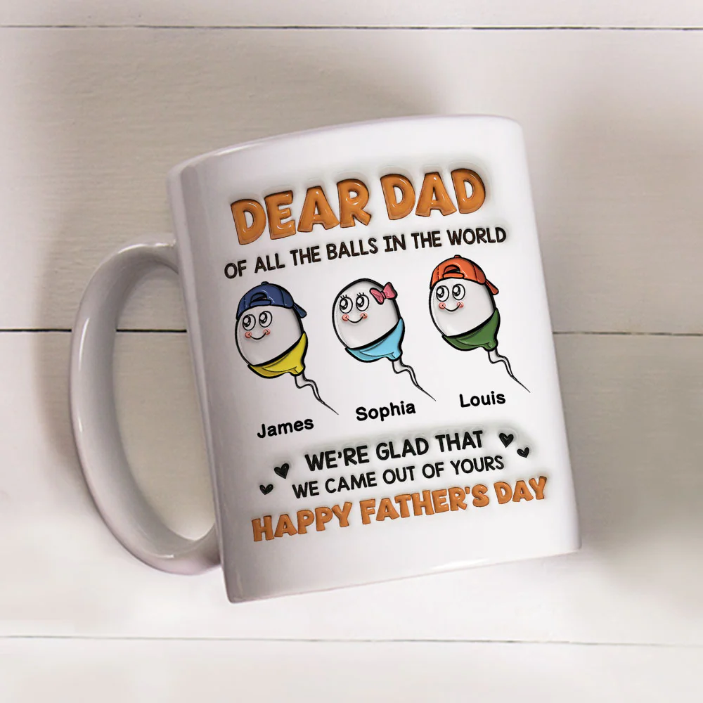We Came Out Of Yours - Personalized Custom 3D Inflated Effect Mug - Image 3