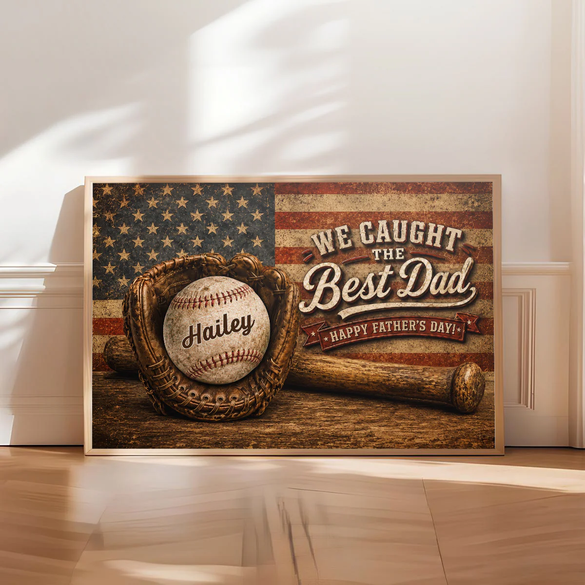 We Caught The Best Dad Ever - Personalized Custom Poster - Image 5
