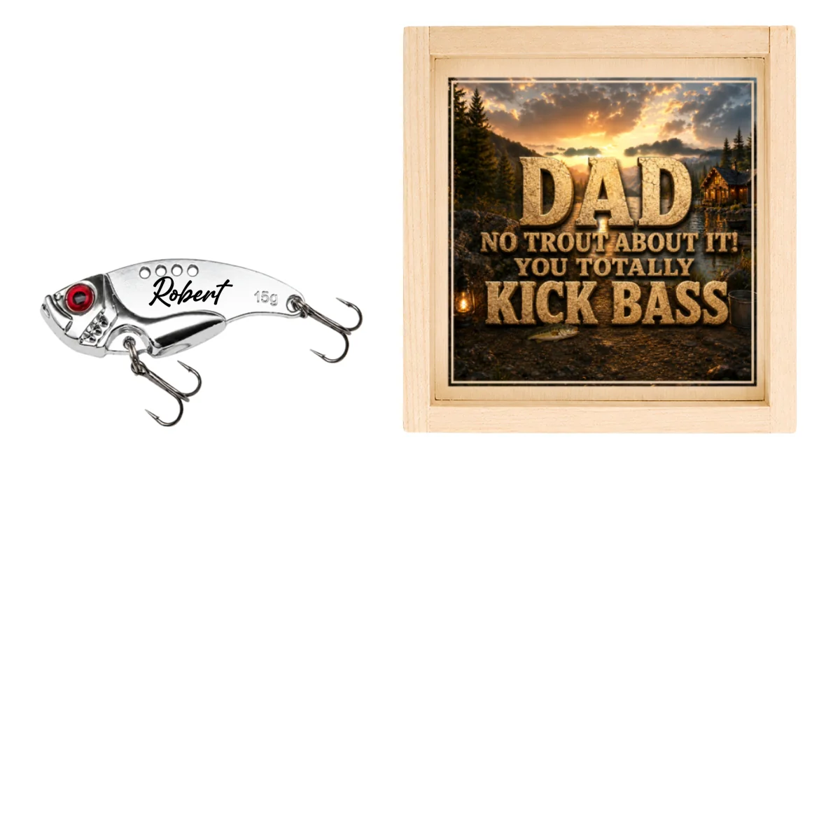 We Caught the Best Fishing Dad - Personalized Custom Fishing Lure - Image 16