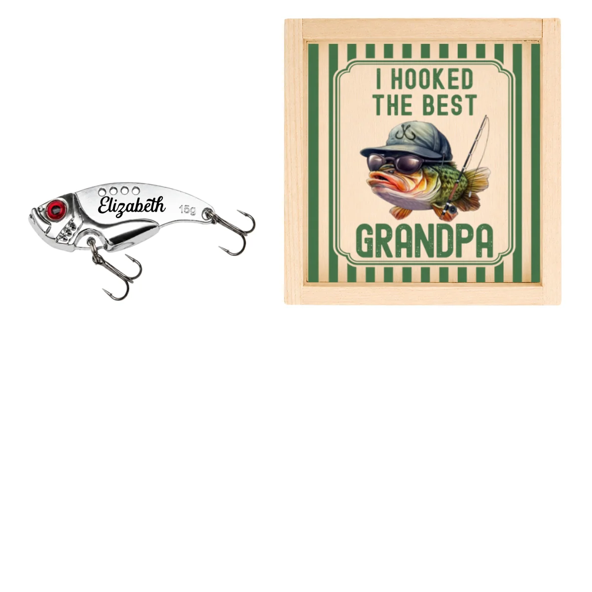 We Hooked The Best Dad - Personalized Custom Fishing Lure - Image 16