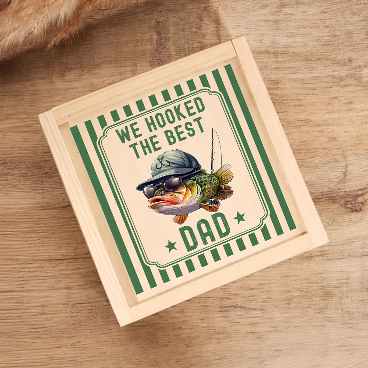We Hooked The Best Dad - Personalized Custom Fishing Lure - Image 2