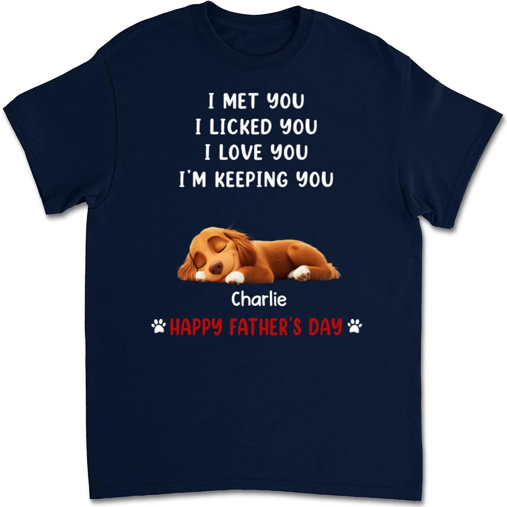 We Licked And Love You - Personalized Custom Unisex T-Shirt - Image 5