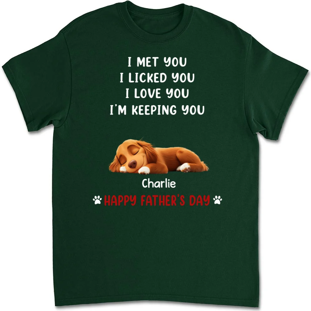 We Licked And Love You - Personalized Custom Unisex T-Shirt - Image 6