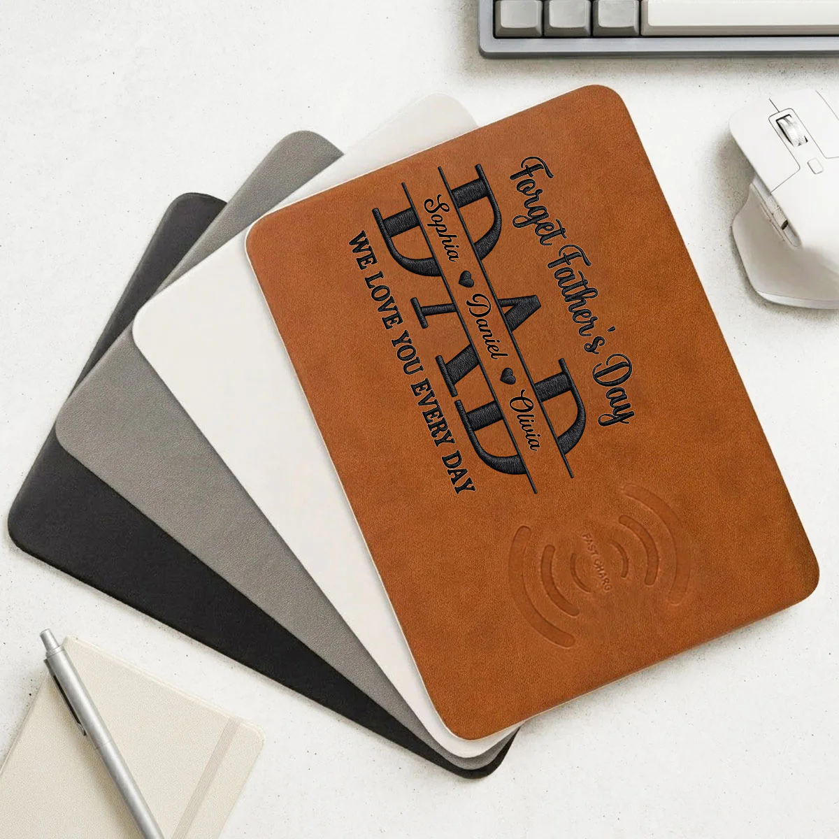 We Love You Every Day - Personalized Custom Charging Mat - Image 2