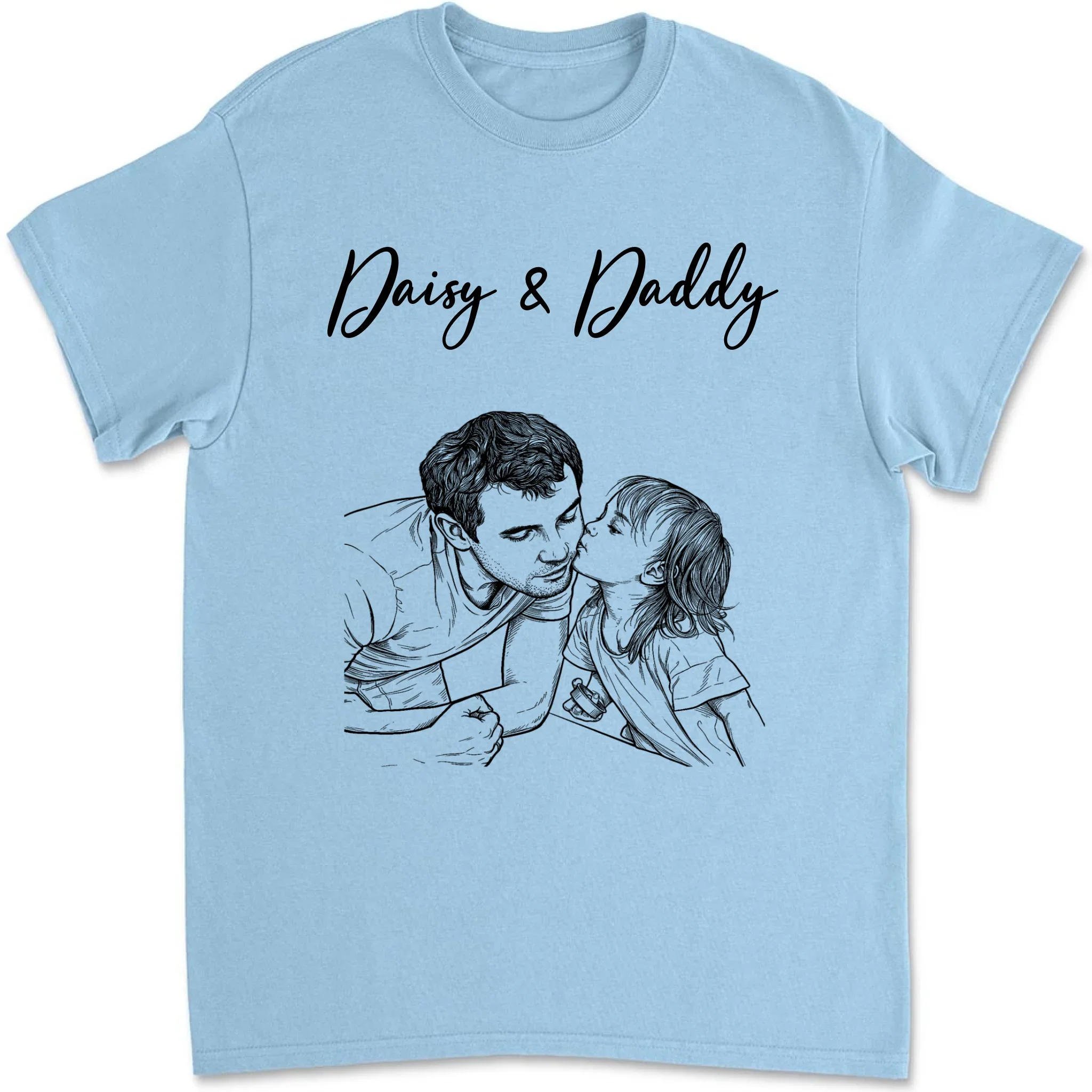 We Love You Photo Sketch - Personalized Custom Shirt - Image 10