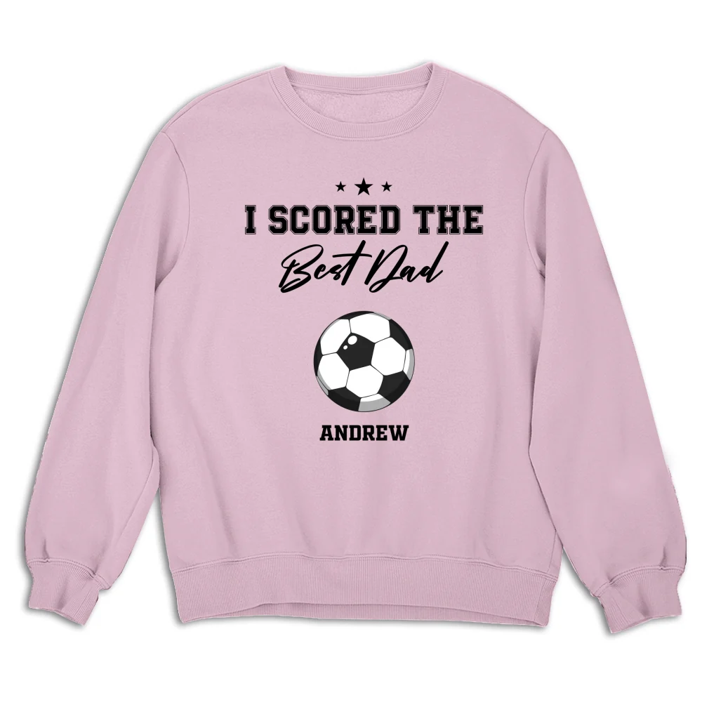 We Scored The Best Dad Grandpa - Personalized Custom Shirt - Image 15