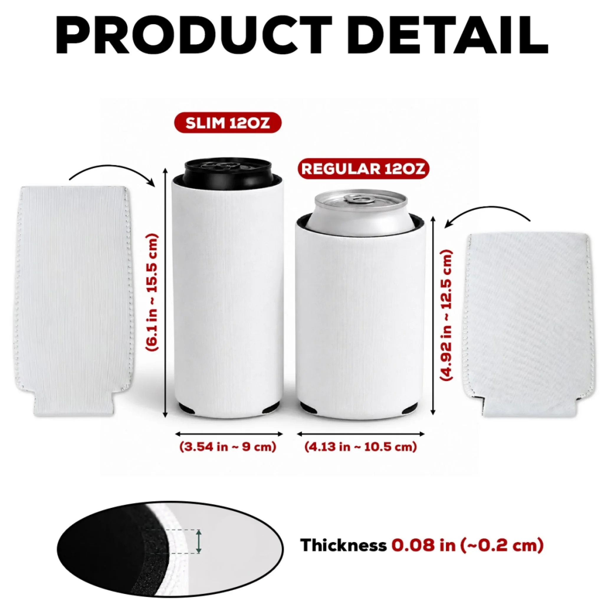 Wedding Cheers - Personalized Custom Skinny Can Cooler - Image 6