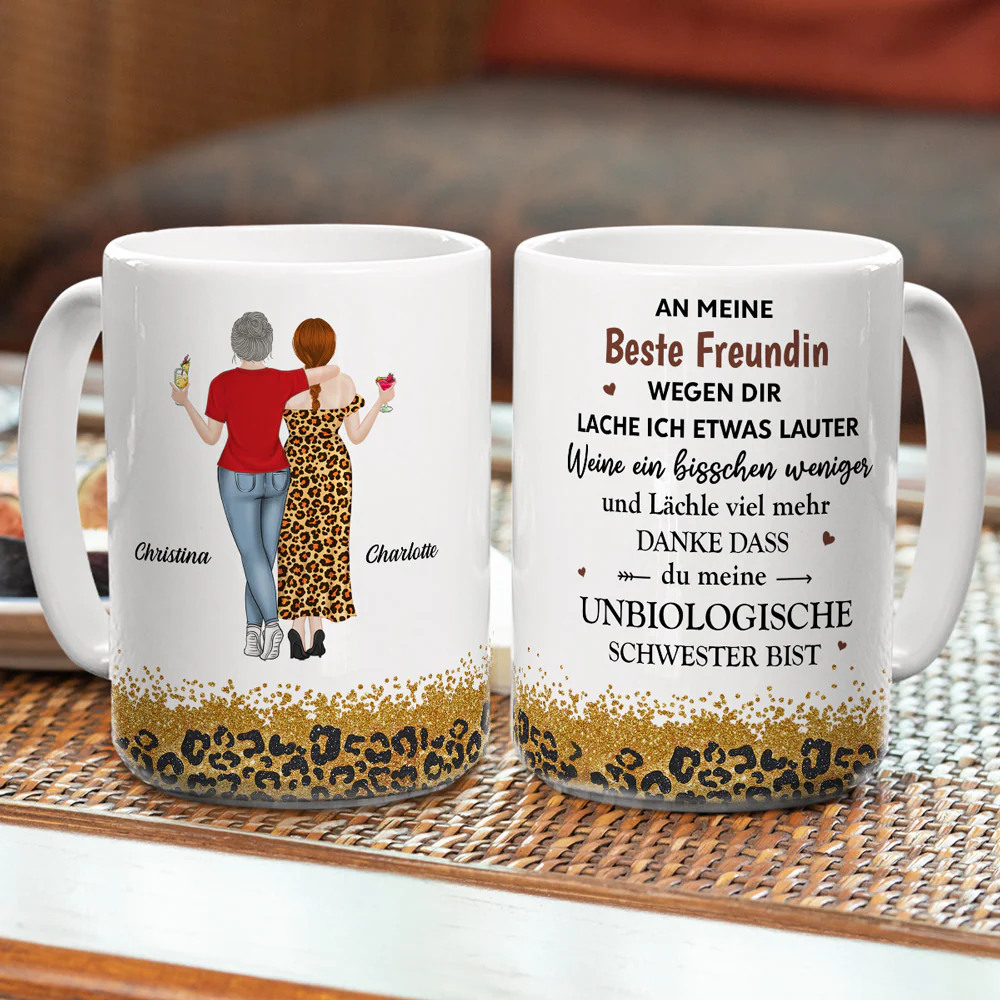 Wegen Dir Lache Ich Ein Bisschen Lauter – Personalisierte Kaffeetasse - Image 5