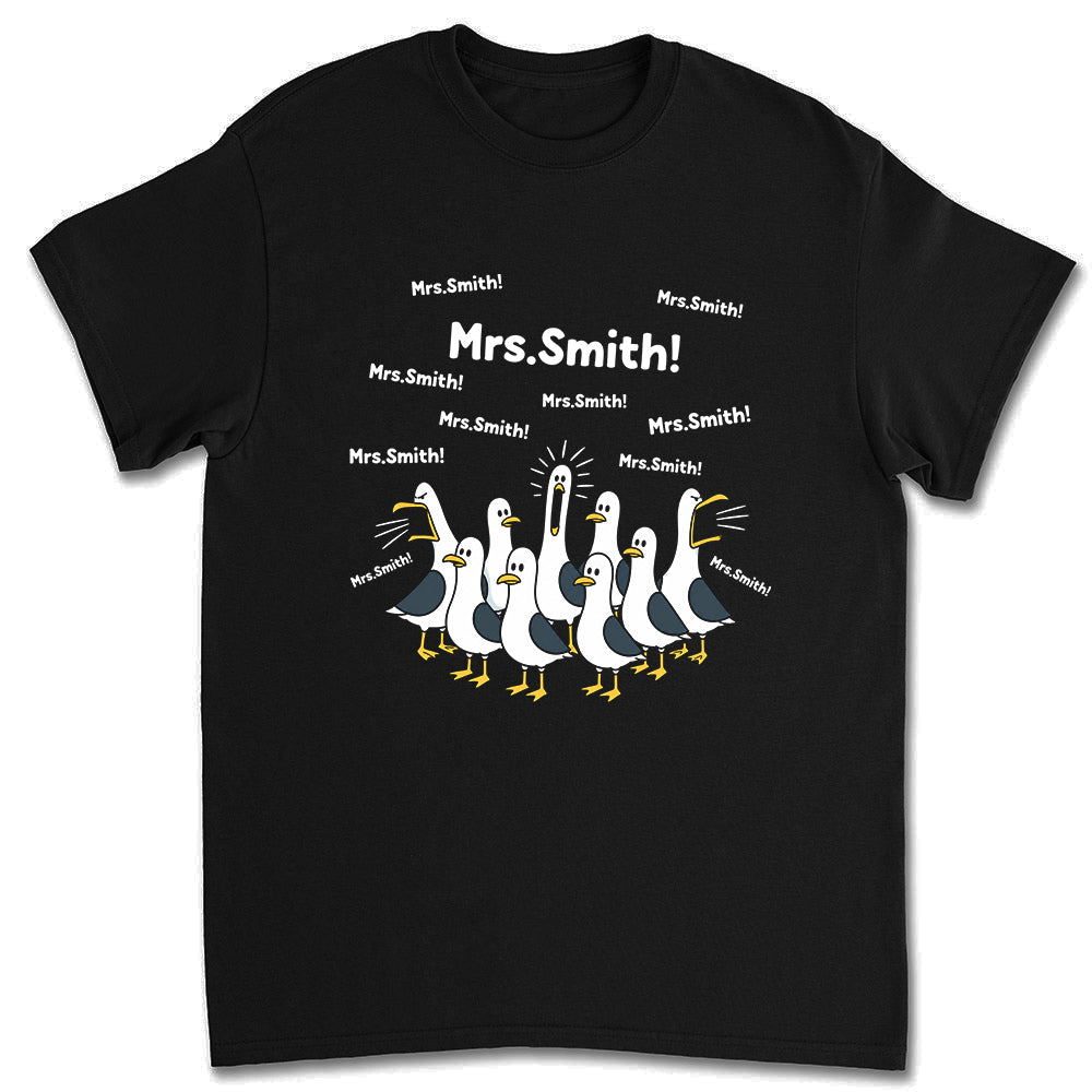 Where Is Mrs - Personalized Custom Shirt