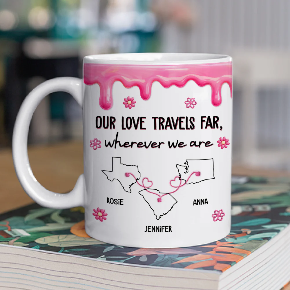 Wherever We Are - Personalized Custom Coffee Mug - Image 2