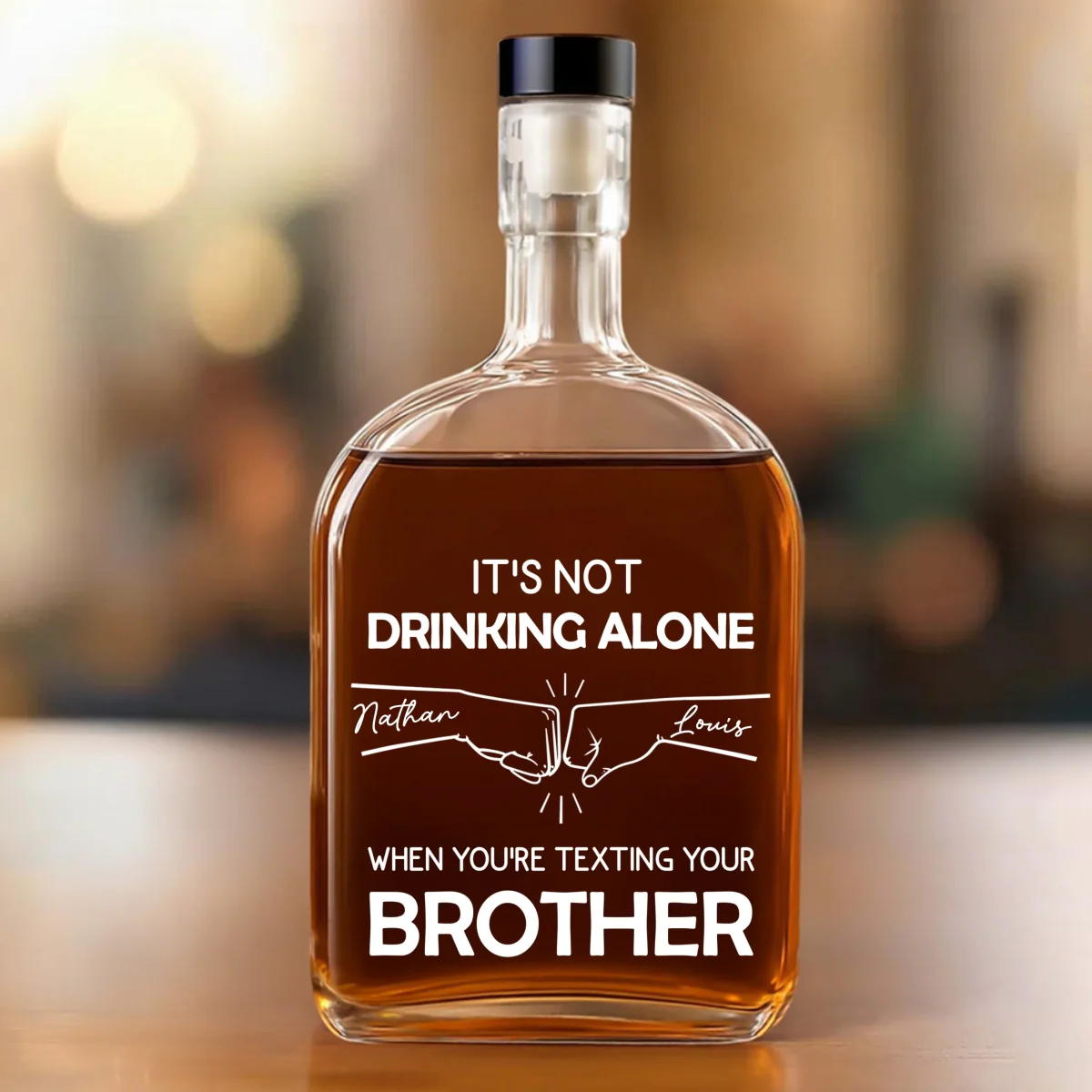 Wine And Brother - Personalized Custom Spirits Decanter - Image 7