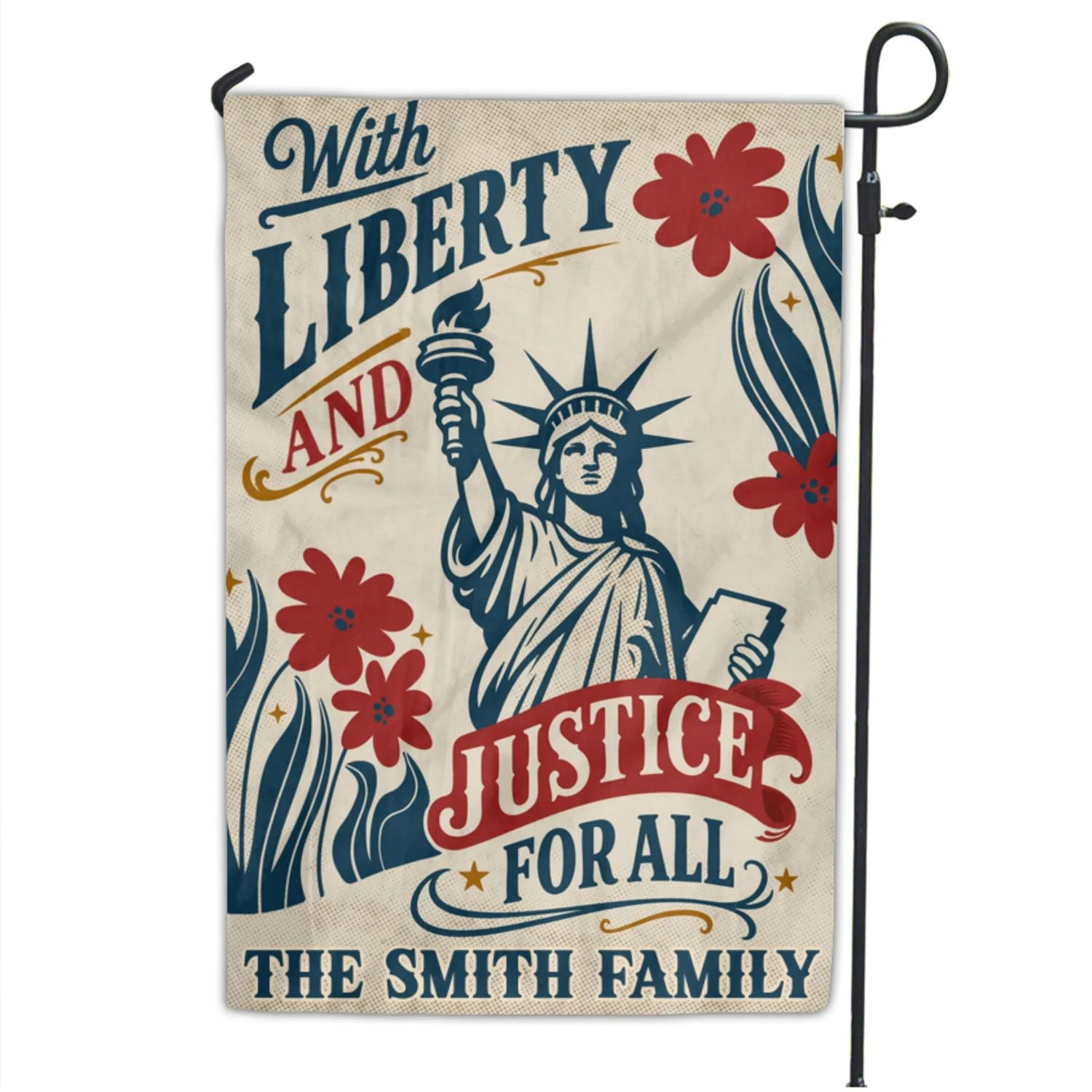 With Liberty For Us - Personalized Custom Flag - Image 7