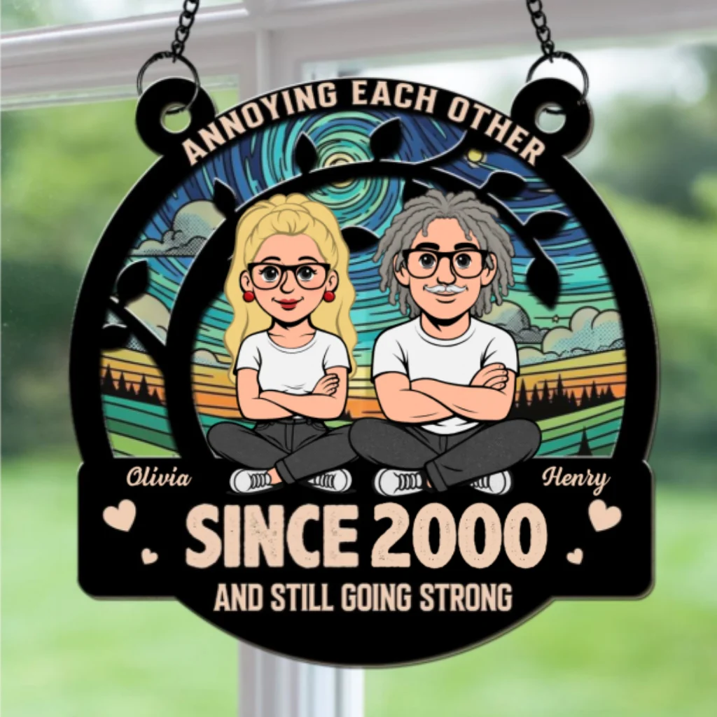 With You Forever - Personalized Custom Suncatcher - Image 6