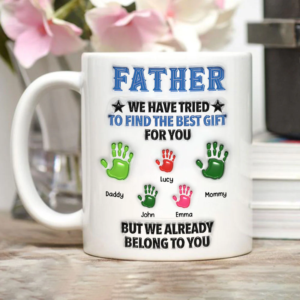 You Already Won The Best Gift - Personalized Custom 3D Inflated Effect Mug - Image 4