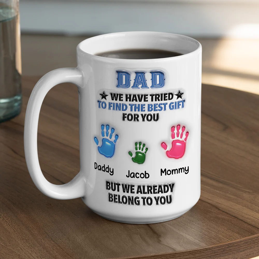 You Already Won The Best Gift - Personalized Custom 3D Inflated Effect Mug - Image 6