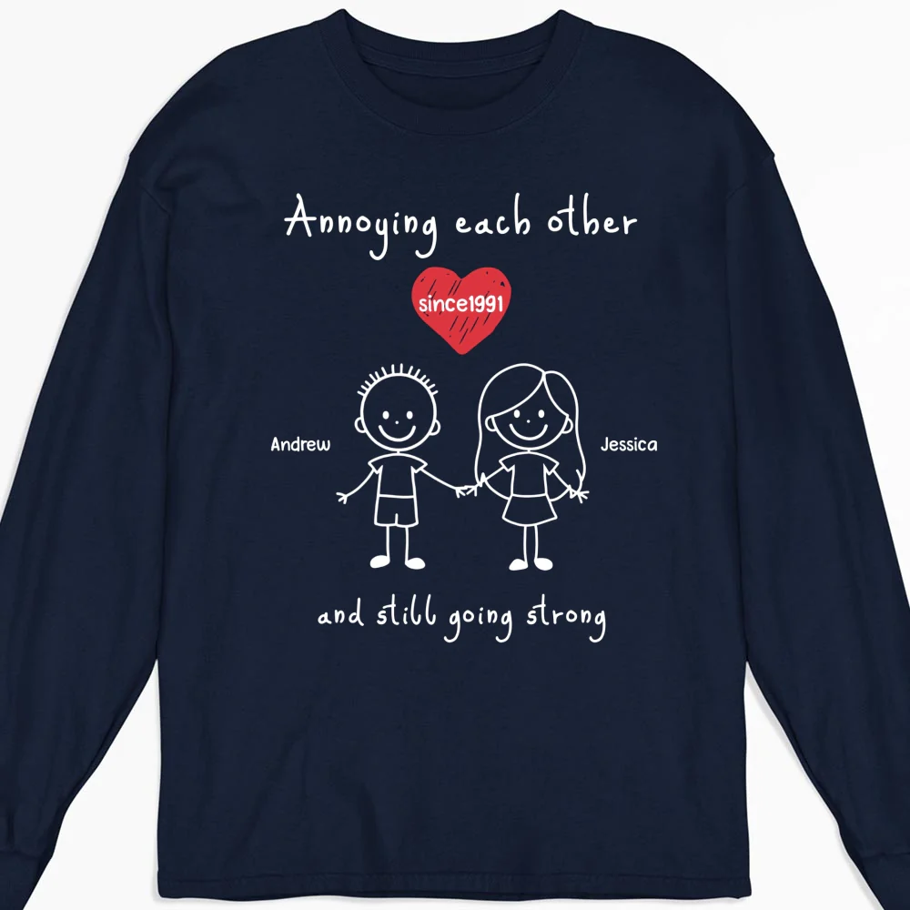 You And Me Annoying Each Other - Personalized Custom Shirt - Image 12