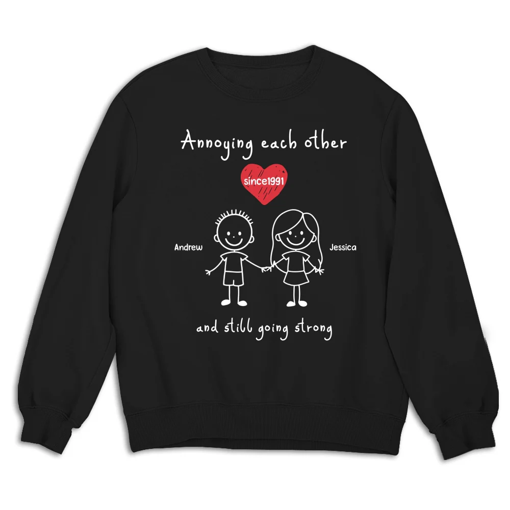You And Me Annoying Each Other - Personalized Custom Shirt - Image 13